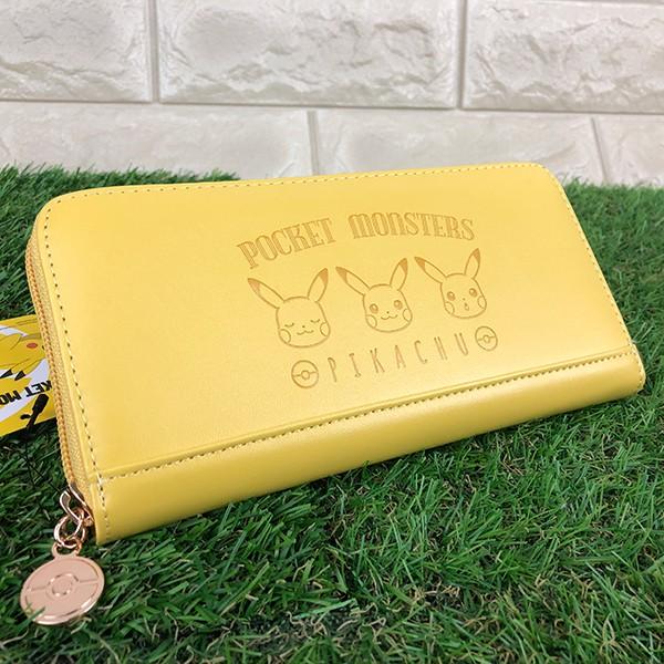 ポケモン ラウンドファスナー ロングウォレット ピカチュウ型押し Pm 22 グリングリン 通販 Yahoo ショッピング