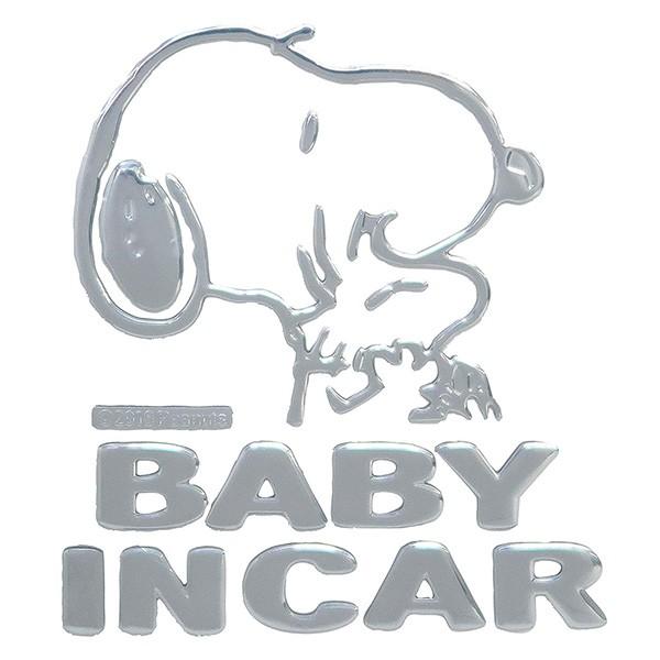 他サイト： スヌーピー セーフティサイン エンブレムステッカー(SN63)　BABY IN CARの商品画像