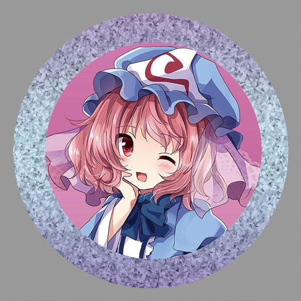 東方project「西行寺 幽々子4」BIG缶バッジ -ぱいそんきっど