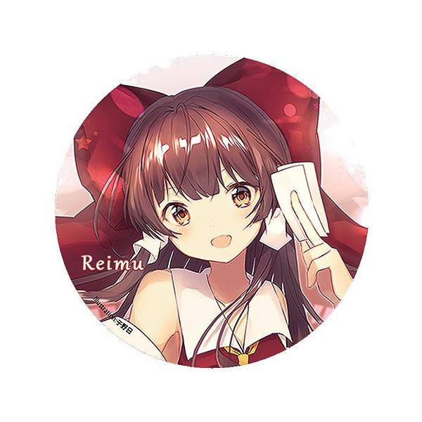 東方project缶バッジ すなめりドリル缶バッジ 霊夢(子野日)　-悶KID-