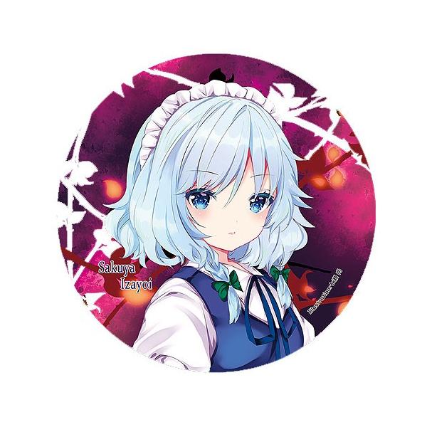 東方project缶バッジ すなめりドリル缶バッジ(七瀬) 咲夜20-03　-悶KID- 東方缶バッジ