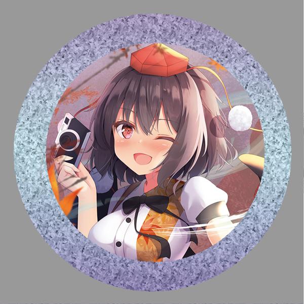 東方project「射命丸 文8-4」ビッグ缶バッジ -ぱいそんきっど- 東方缶