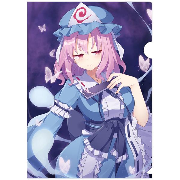 直筆色紙 東方 幽々子 色紙〔西行寺幽々子 東方Project〕 同人