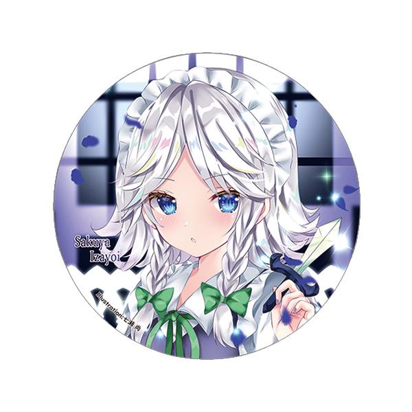 東方project缶バッジ すなめりドリル缶バッジ 咲夜(七瀬)202209 -悶KID