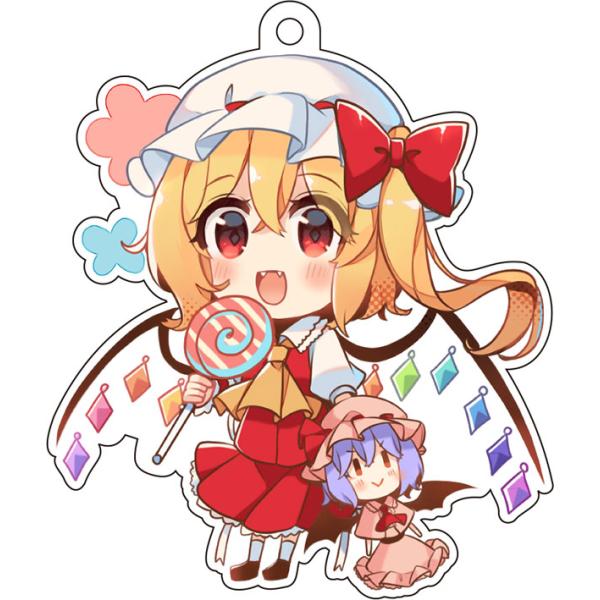 東方projectキーホルダー アクリルキーホルダー第25弾「フランドール」　-逸遊団- 東方グッズキーホルダー