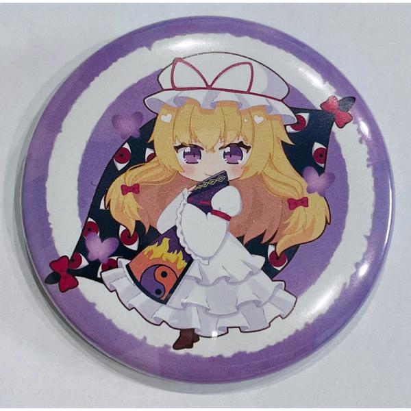 東方Project缶バッジ 八雲紫 -ハチワレキッド- 東方缶バッジ