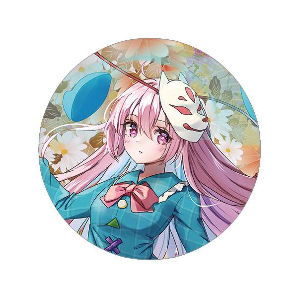 東方project「秦こころ12-3」ビッグ缶バッジ　-ぱいそんきっど-