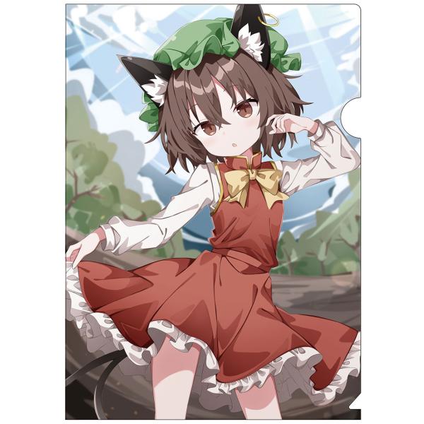 東方クリアファイル 橙５　-AbsoluteZero- 東方Projectクリアファイル