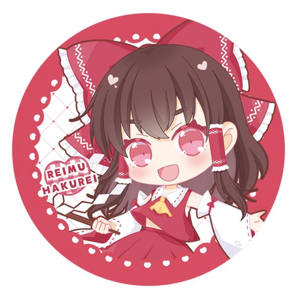 東方Projectステッカー 博麗霊夢s-1　-ハチワレキッド-
