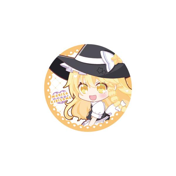 東方Project缶バッジ 霧雨魔理沙s-1　-ハチワレキッド-