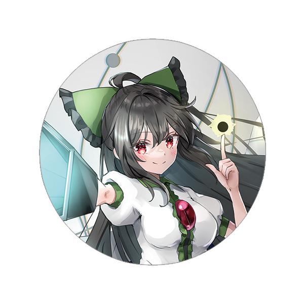 東方project「霊烏路空12-4」ビッグ缶バッジ　-ぱいそんきっど-