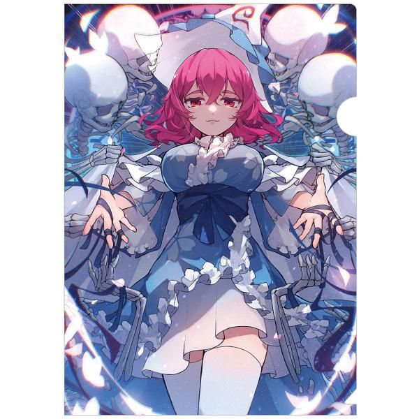 東方クリアファイル すなめりドリルクリアファイル 幽々子(cheeseroll