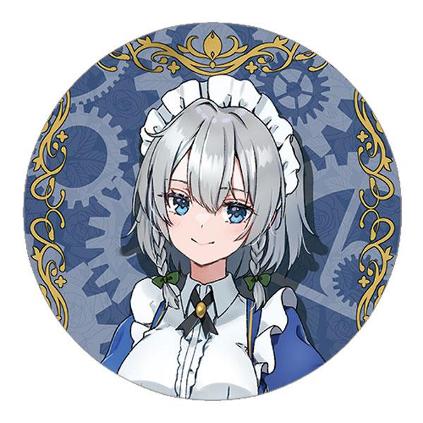 東方project 十六夜咲夜　缶バッジ 東方project「十六夜咲夜12-5」ビッグ缶バッジ -ぱいそんきっど