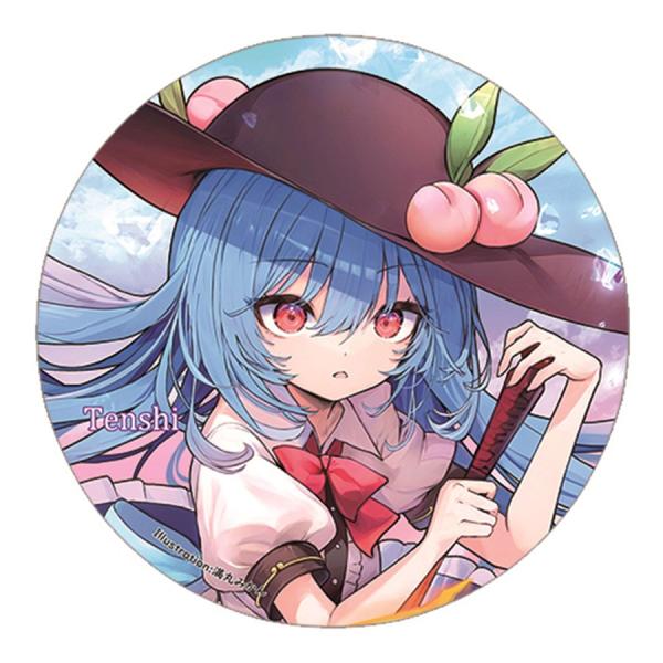 東方Project すなめりドリル缶バッジ 天子202604(満丸) 　-悶KID-