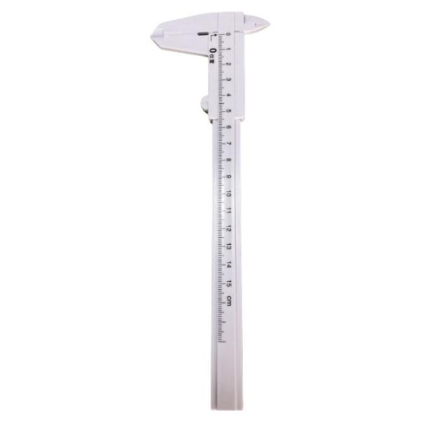 ノギス プラスチック製 150mm 1本 内径 外径 測定 磁力無し 軽量 樹脂