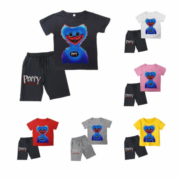 poppy playtime ハギーワギー パジャマ キッズ ルームウェア プリント ポピー プレイタイム 子供服 上下セット 半袖 短パン 春 夏 子供服 家族服 誕生日