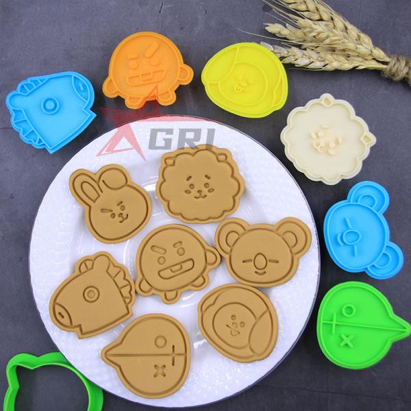Bt21 クッキー型抜き Bts 防弾少年団 洋菓子用グッズ 製菓道具 低廉 韓流グッズ かわいい型枠