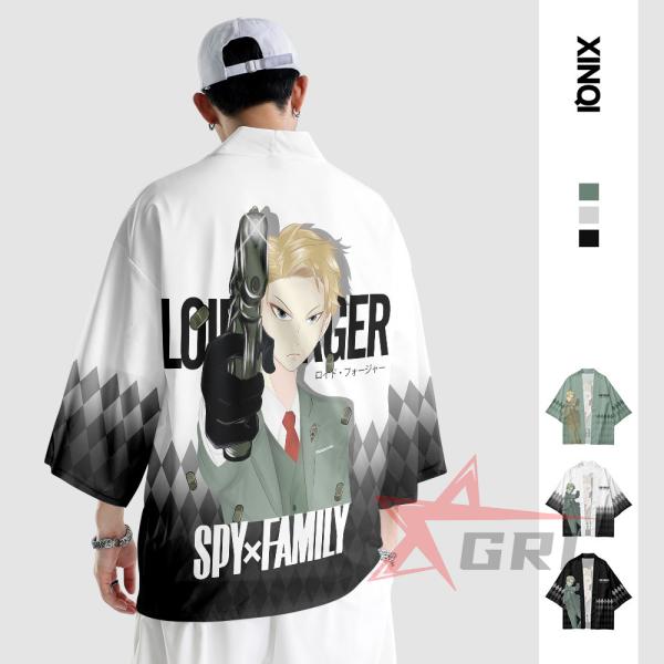 スパイファミリー 風 Tシャツ SPY×FAMILY 半袖 ロイド・フォージャー Loid Forger コスプレ衣装 男女兼用 イベント ハロウィン 仮装