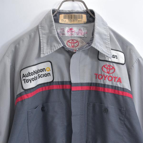 RED KAP（レッドキャップ） 00s RED KAP TOYOTA ワークシャツ ワッペン