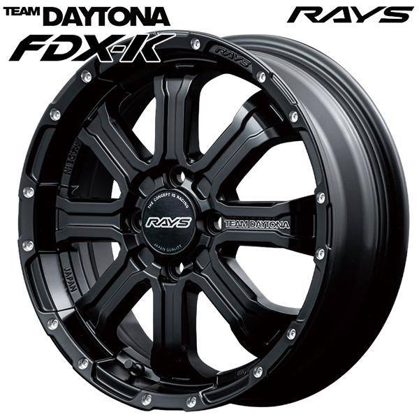 RAYS レイズ チームデイトナ FDX-K 15インチ 5.0J 4H100 +48 BOL 