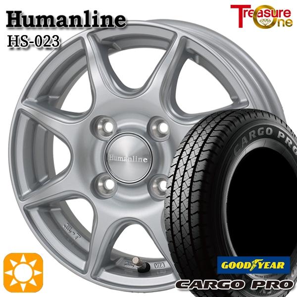 サマータイヤ ホイール4本セット 145R12インチ 6PR 4H100 ヒューマン 