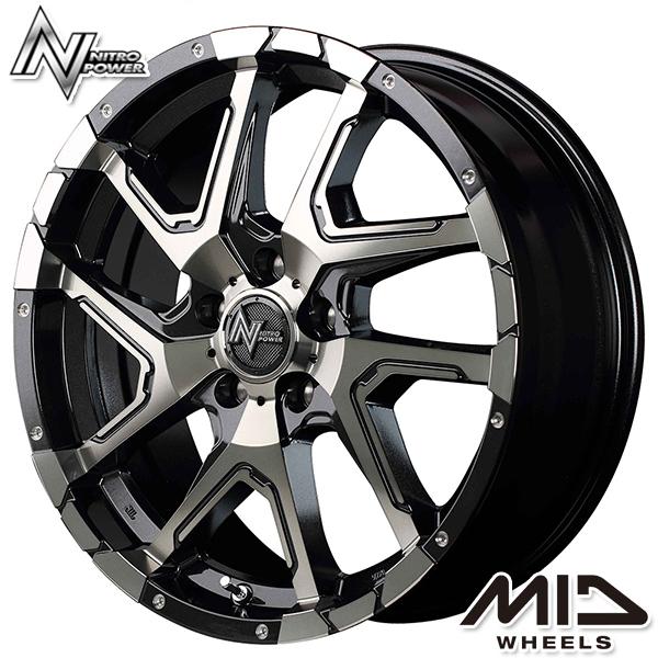 MID ナイトロパワー デリンジャー 18インチ 7.0J 5H114.3 +42 BK 