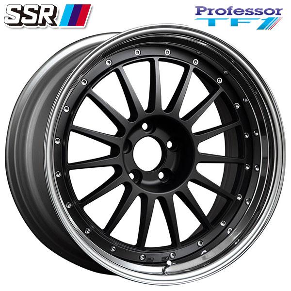 オールシーズンタイヤ ホイールセット 225/45R18インチ 5H114 SSR プロフェッサー TF1 フラットブラック クムホ ソルウス 4S HA32