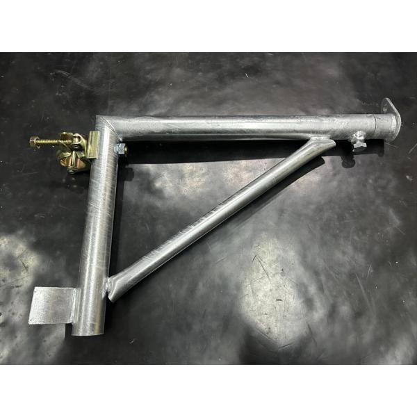 1本　平和技研(株)　48.6　/ 42.7 用　単管クランプ　伸縮ブラケット HGB-750　足場　棚　などに