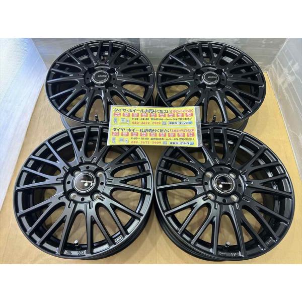 KOSEI 在庫品 クレイシズ アルミホイール 15 5.5j +42 マットブラック