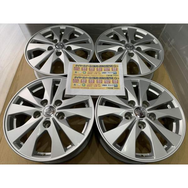 セレナ NISSAN C27 セレナ 純正アルミホイール 15 5.5j +45 シルバー 5