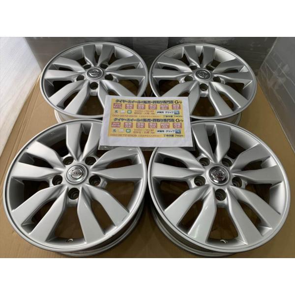 セレナ NISSAN C26 セレナ 純正アルミホイール 15 5.5j +45 シルバー 5
