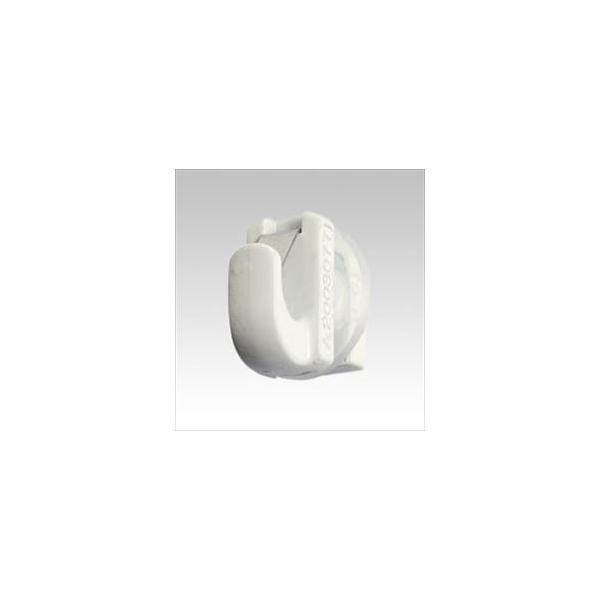 MCD-6 white(壁付けMCレール用アタッチメント・片ループワイヤーφ0.6~1.5用）