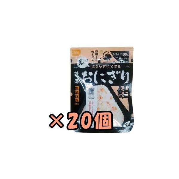 防災用品 非常食 尾西食品 最大5年保存食 にぎらずにできる携帯おにぎり 鮭×20個セット(ho0a242)【セット】