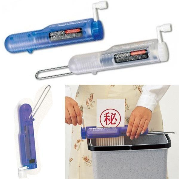 日用雑貨・日本製グッズ】ハンドシュレッダー・コンパクト 1