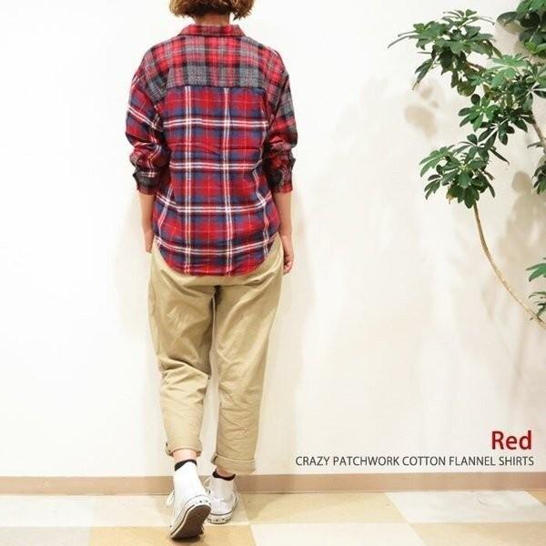 ネルシャツ チェックシャツ フランネル フラノカーディガンとしてもおすすめ ふんわりネルシャツ クレイジーパッチワークチェックネルシャツレディース カジュ Buyee Buyee 日本の通販商品 オークションの代理入札 代理購入