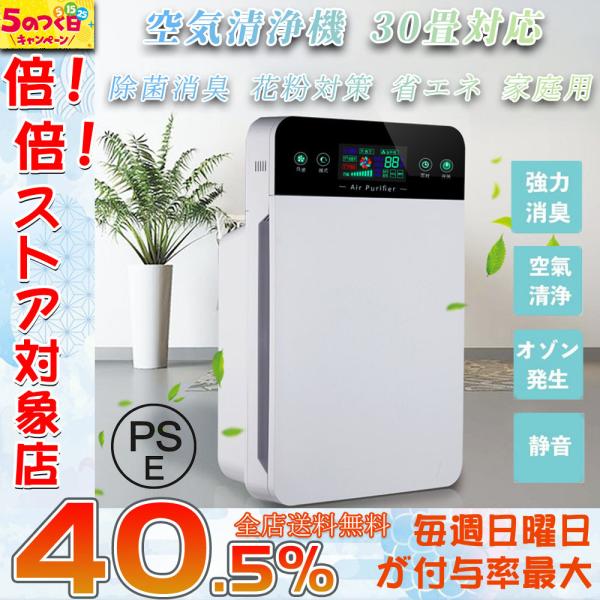 即納 2022 新型空気清浄機 30畳対応 花粉対策 簡単操作 タイミング