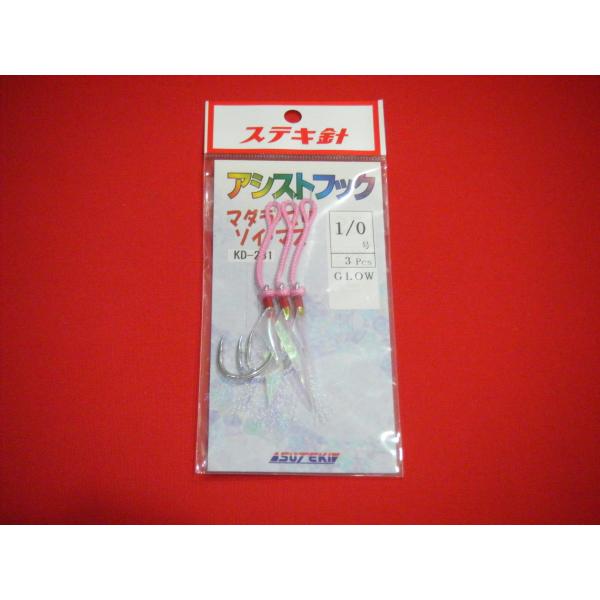 �X�e�L�j ���A�V�X�g�t�b�N ���&amp;�P�C���� 1/0 ���[���։� ���}�C KD-281 SUTEKI YAMAI ASSIST HOOKS PRETIED GLOW SHEET