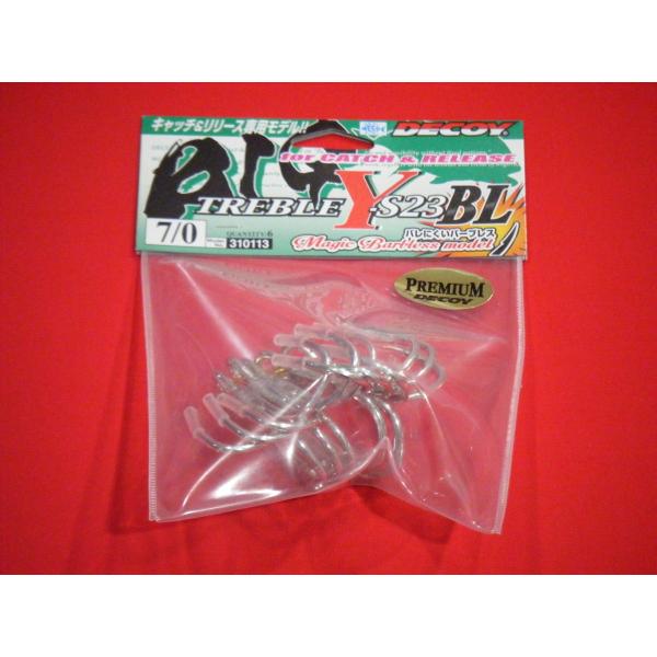 fRC rbOgu o[uX Y-S23BL #7/0 JcC` DECOY KATSUICHI BIG TREBLE BARBLESS