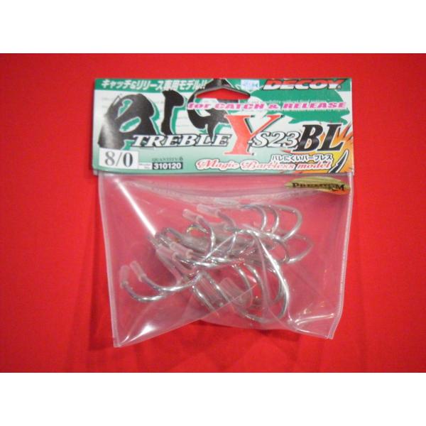 fRC rbOgu o[uX Y-S23BL #8/0 JcC` DECOY KATSUICHI BIG TREBLE BARBLESS