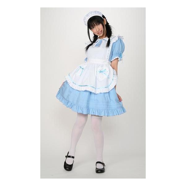 可愛い 水色 フリフリ メイド服 コスプレ 衣装 制服 Buyee Buyee 日本の通販商品 オークションの入札サポート 購入サポートサービス