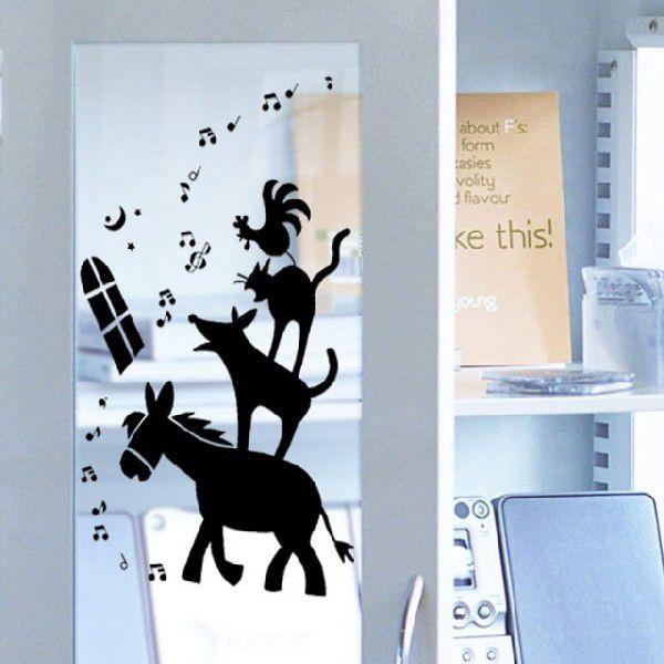 ウォールステッカー ハウスジーダ 童話ブレーメンの音楽隊 選べる３色 壁紙インテリアシール 壁飾り インテリア雑貨 模様替えに Hausgida Sanfws28 グルーヴプラン Yahoo 店 通販 Yahoo ショッピング