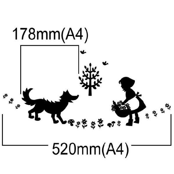 ウォールステッカー ハウスジーダ 童話赤ずきん オオカミ 選べる３色 壁紙インテリアシール 壁飾り インテリア雑貨 模様替えに Hausgida Buyee Buyee บร การต วกลางจากญ ป น ซ อจากประเทศญ ป น