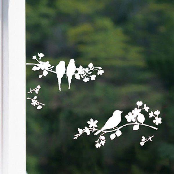 ウォールステッカー ハウスジーダ 森の中の小鳥ホワイト 窓ガラスに 壁紙インテリアシール 壁飾り インテリア雑貨 模様替えに Hausgida Buyee Buyee 日本の通販商品 オークションの代理入札 代理購入