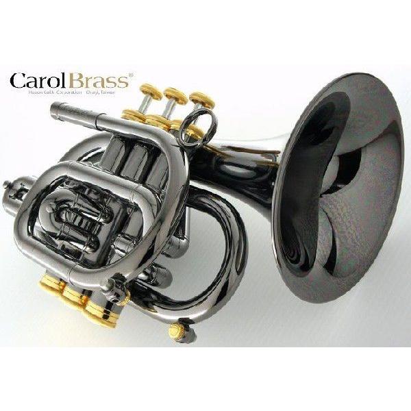 Carol Brass（キャロルブラス） ポケットトランペット N3000 BLK