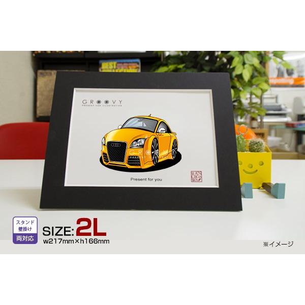 車好き プレゼント アウディ TT 車 イラスト 2L版 グルービー audi