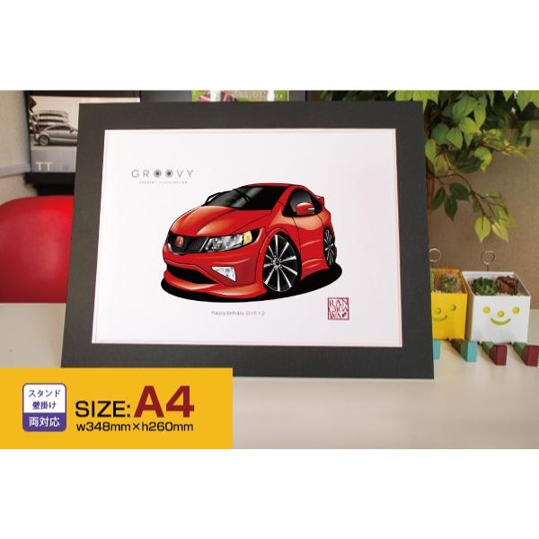 車好き プレゼント ホンダ シビック タイプ R Euro 車 イラスト 版 グルービー Honda Civic アート パーツ オーナー グッズ ギフト アクセサリー Hon Civic T Reu black Care Design ヤフー店 通販 Yahoo ショッピング