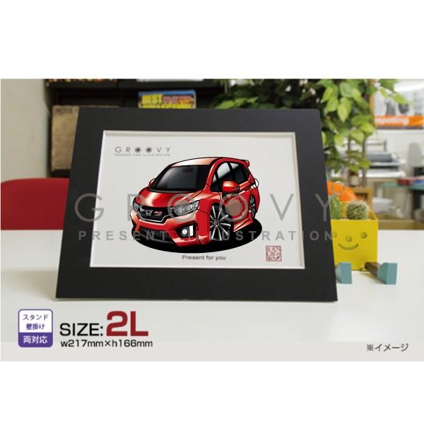 ホンダ フィット3代目 車 イラスト 2l版 グルービー Honda Honda Fit ステッカーも追加ok パーツ グッズ アクセサリー Hon Fit3d 2l 車イラストの専門店 Groovy 通販 Yahoo ショッピング