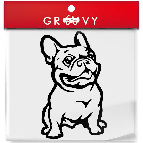 フレンチブルドッグ犬好き車 ステッカー デカール シール カッティング Sticker 033 車イラストの専門店 Groovy 通販 Yahoo ショッピング
