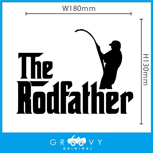 釣り人 ステッカー ゴッドファーザー風ロッドファーザー バス 釣り ルアー リール ロッド ライン シール Buyee Buyee Japanese Proxy Service Buy From Japan Bot Online