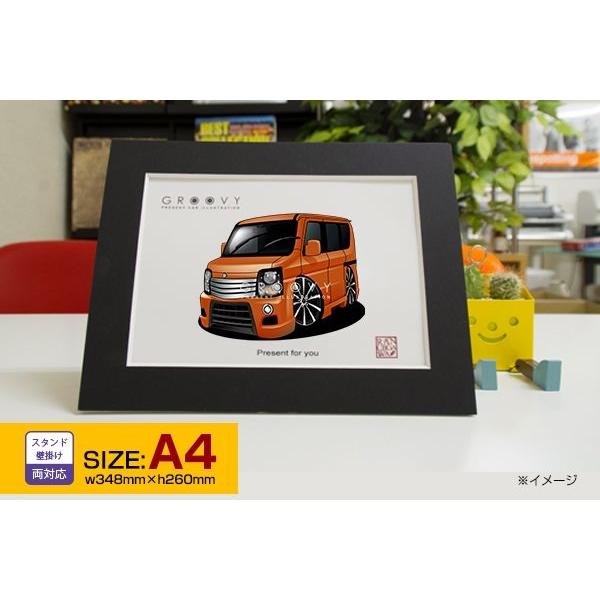 車好き プレゼント スズキ エブリ ワゴン 車 イラスト 版フレーム グルービー Suzuki Everywagon アート パーツ オーナー グッズ ギフト アクセサリー Suz Everywagon black Care Design ヤフー店 通販 Yahoo ショッピング